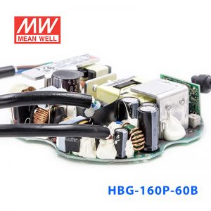 HBG-160P-60B 160W 宽范围输入 36~60V 2.6A输出  工矿灯用铝壳明纬LED电源(三合一调光功能)