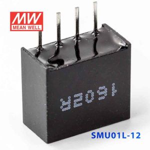 SMU01L-12  1W  5V-12V  非稳压单路输出明纬DC-DC转换模块电源