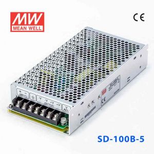 SD-100B-5  100W  19~36V 输入 5V 20A  输出有外壳明纬DC-DC转换电源