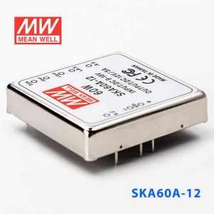 SKA60A-12  60W  9~18V  输入 12V 5A 明纬单路稳压输出DC-DC转换电源