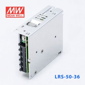 LRS-50-36 52.2W 36V 1.45A单路输出超薄型低空载损耗明纬开关电源