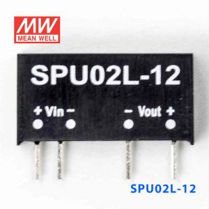 SPU02L-12  2W  5V-12V  非稳压单路输出明纬DC-DC转换模块电源