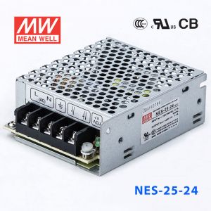 NES-25-24 25W 24V 1.1A 单路输出CCC认证明纬开关电源(NE系列)