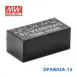 DPAN02A-15 2W 9~18V 转±15V 67mA 非稳压双路输出DC-DC模块电源