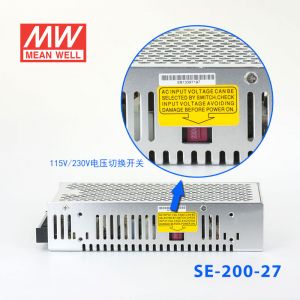 SE-200-27 200W 27V7.4A 单路输出明纬开关电源(SE系列)