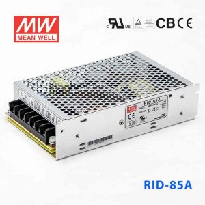 RID-85A台湾明纬5V12V隔离双路电源78W直流稳压5V8A+12V4A