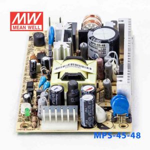 MPS-45-48 45W 48V1A 单路输出微漏电医用无外壳明纬开关电源