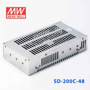 SD-200C-48  200W  36~72V  输入 48V 4.2A  输出有外壳明纬DC-DC转换电源