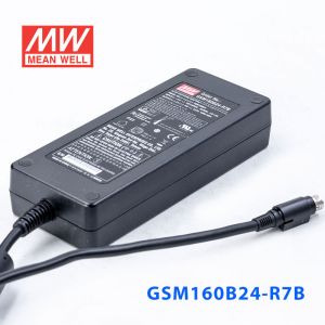 GSM160B24-R7B 160W 24V6.67A输出明纬高能效医疗型外置桌面型电源适配器