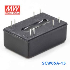 SCW05A-15  5W  9~18V  输入15V  稳压单路输出明纬DC-DC转换模块电源