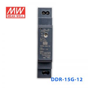 DDR-15G-12台湾明纬15W 9~36V输入 12V1.25A输出导轨型DC-DC电源