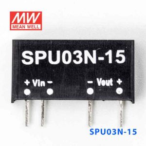 SPU03N-15  3W  24V-15V 非稳压单路输出明纬DC-DC模块电源