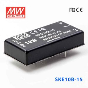 SKE10B-15  10W  18~36V  输入 15V  单路输出明纬DC-DC转换模块电源