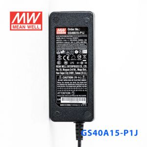 GS40A15-P1J 40W 15V2.67A 输出绿色能源明纬电源适配器(三线插口)