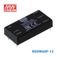 RSDW60F-03明纬9~36V输入 3.3V12A输出封装DC-DC转换器