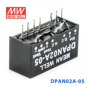 DPAN02A-05 2W 9~18V 转 ±5V 0.2A 非稳压双路输出DC-DC模块电源