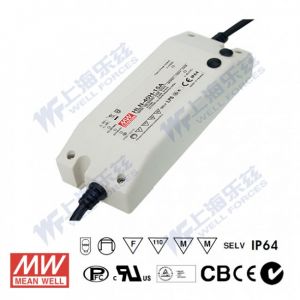 HLN-40H-12A  40W  12V 3.33A  高电压输入恒压+恒流PFC塑壳IP64防水LED电源(恒压值恒流值可设定)