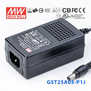 GST25A05-P1J 20W 5V4A高效能低空载损耗绿色节能桌上型适配器