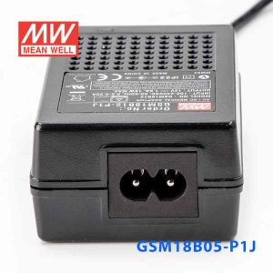 GSM18B05-P1J 18W 5V3A输出明纬高能效医疗型IEC320-C8插口电源适配器