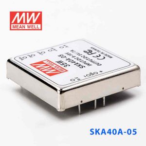 SKA40A-05  40W  9~18V  输入  5V 7A 稳压单路输出明纬DC-DC转换模块电源