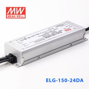 ELG-150-24DA  150W  24V 6.25A  DA型(Dali调光/铝壳IP67/100～305Vac输入)明纬PFC防水LED电源