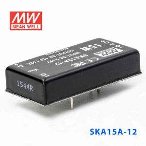 SKA15A-12  15W  9~18V  输入 12V  稳压单路输出明纬DC-DC转换模块电源