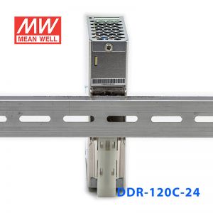 DDR-120C-24明纬120W 33.6~67.2V输入 24V5A输出导轨型DC-DC电源