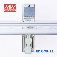 EDR-75-12 75W 12V6.3A单路输出明纬超薄型导轨安装电源