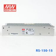 RS-150-15 150W 15V10A 单路输出明纬电源(G3系列-高性能内置有外壳)