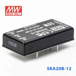 SKA20B-12  20W  18~36V 输入 12V 1.67A 稳压单路输出明纬DC-DC转换模块电源