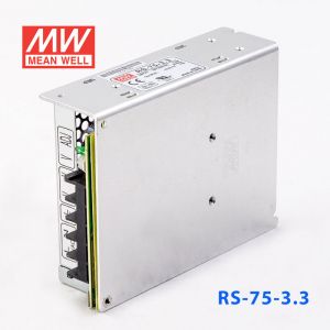 RS-75-3.3 75W 3.3V15A 单路输出明纬开关电源(G3系列-高性能内置有外壳) 