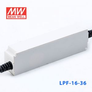 LPF-16-36  16W  36V 0.45A  恒压+恒流有PFC高效率塑壳IP30防水LED电源