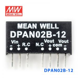 DPAN02B-12 2W 18~36V 转±12V 83mA非稳压双路输出DC-DC模块电源