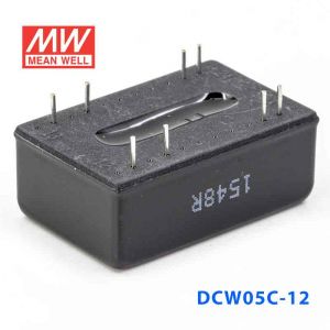 DCW05C-12  5W  36~72V  输入  ±12V  稳压双路输出明纬DC-DC转换模块电源