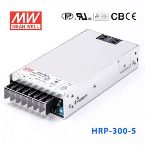 HRP-300-5 300W 5V60A 单路输出高性能内置有外壳明纬开关电源