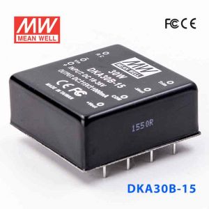 DKA30B-15  30W  18~36V  输入  ±15V  双路输出明纬DC-DC转换模块电源