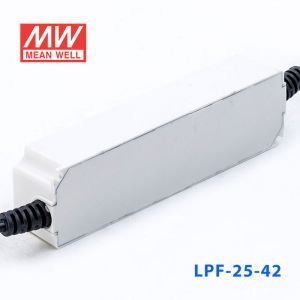 LPF-25-42  25W  42V 0.6A  恒压+恒流有PFC高效率塑壳IP67防水LED电源