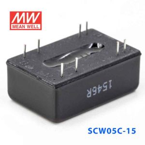 SCW05C-15  5W  36~72V  输入 15V  稳压单路输出明纬DC-DC转换模块电源