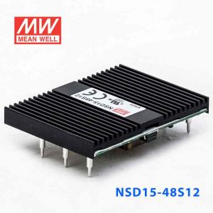 NSD15-48S12  5W  18~72V 输入 12V 稳压输出板上安装型明纬DC-DC变换电源