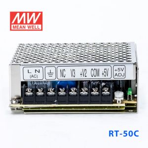 RT-50C台湾明纬5V正负15V三路开关电源50W 5V4A+15V1.5A-15V0.5A