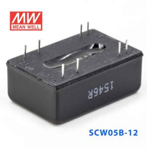 SCW05B-12  5W  18~36V  输入 12V  稳压单路输出明纬DC-DC转换模块电源