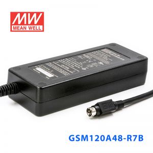 GSM120A48-R7B 120W 48V2.5A输出明纬高能效医疗型外置桌面型电源适配器