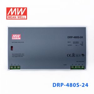 DRP-480S-24 480W 24V20A 单路输出DIN导轨安装带PFC功能明纬开关电源