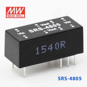 SRS-4805  0.5W  48V-5V  稳压单组输出明纬DC-DC转换模块电源