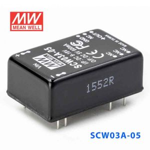 SCW03A-05  3W  9~18V  输入 5V  稳压单路输出明纬DC-DC转换模块电源