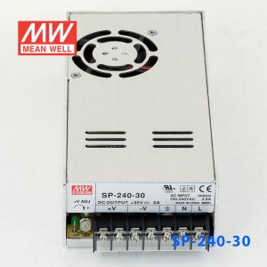 SP-240-30 240W 30V8A 单路输出带PFC功能明纬开关电源