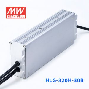 HLG-320H-30B  320W  30V 10.7A 强耐环境恒压+恒流PFC高效铝壳IP67防水LED电源(控制线三合一调光) 