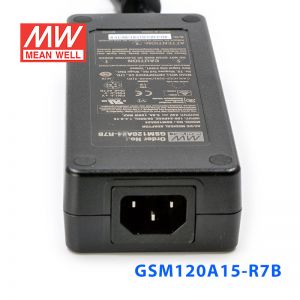 GSM120A15-R7B 105W 15V7A输出明纬高能效医疗型外置桌面型电源适配器