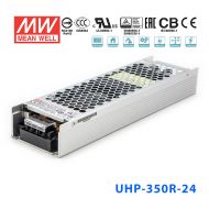 UHP-350R-12 350W 12V 29.2A 明纬PFC高性能超薄电源(冗余功能)