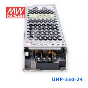 UHP-350-24 350W 24V 14.6A 明纬PFC高性能超薄电源